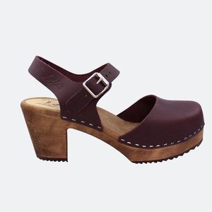 Lotta From Stockholm Burgundy Mules